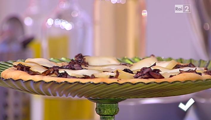 focaccia invernale radicchio e scamorza