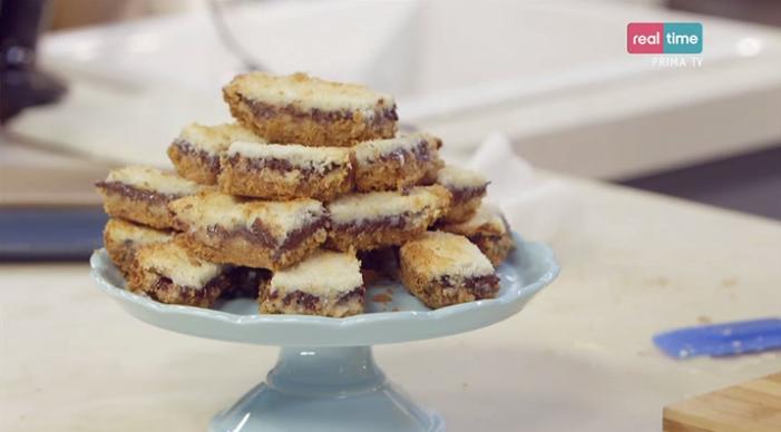 barrette al cocco e cioccolato