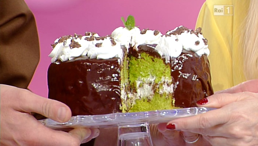 torta menta e cioccolato