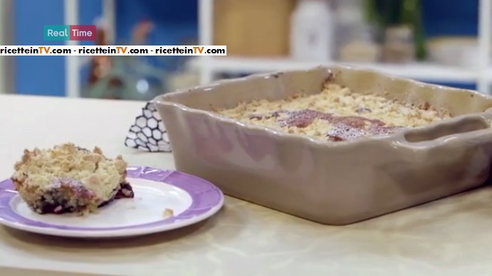 crumble di mirtilli