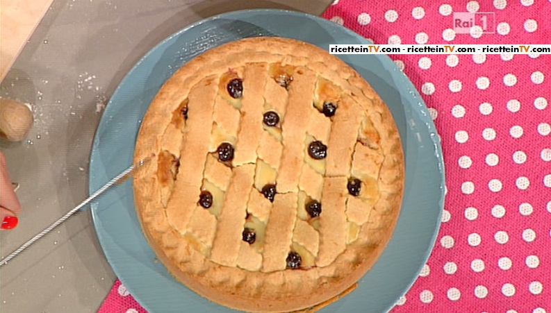 torta di crema e amarene