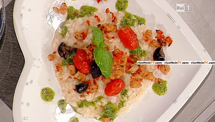 risotto all'acqua di pomodoro