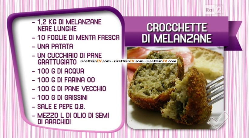 crocchette di melanzane