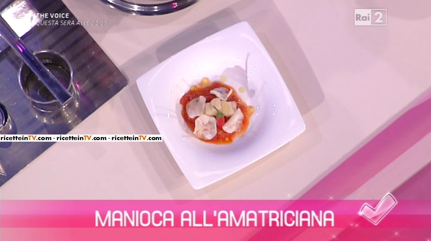 manioca all'amatriciana