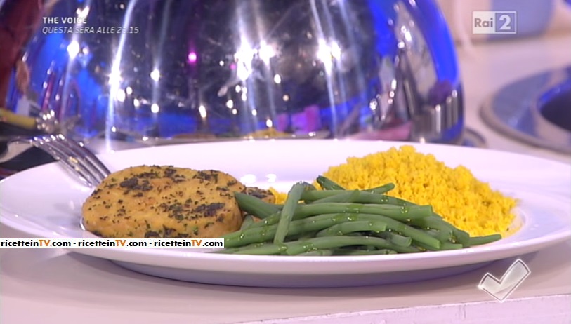 tempeh con cous cous e fagiolini