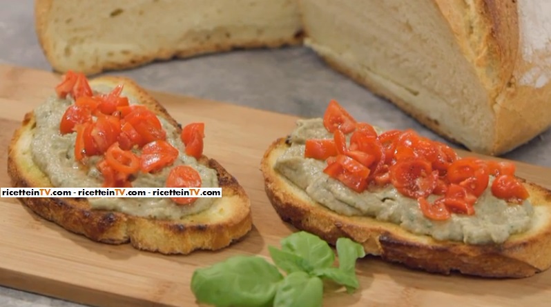 bruschette con caviale di melanzane