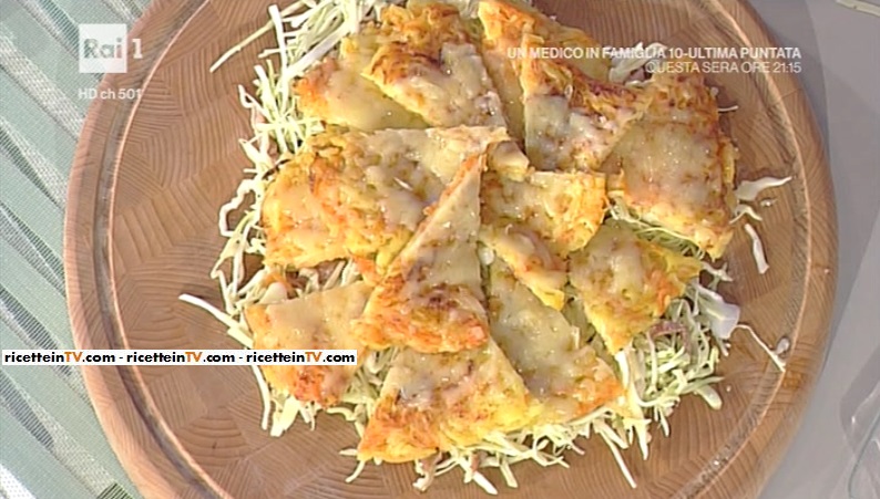 rosti di patate e zucca con formaggio d'alpeggio