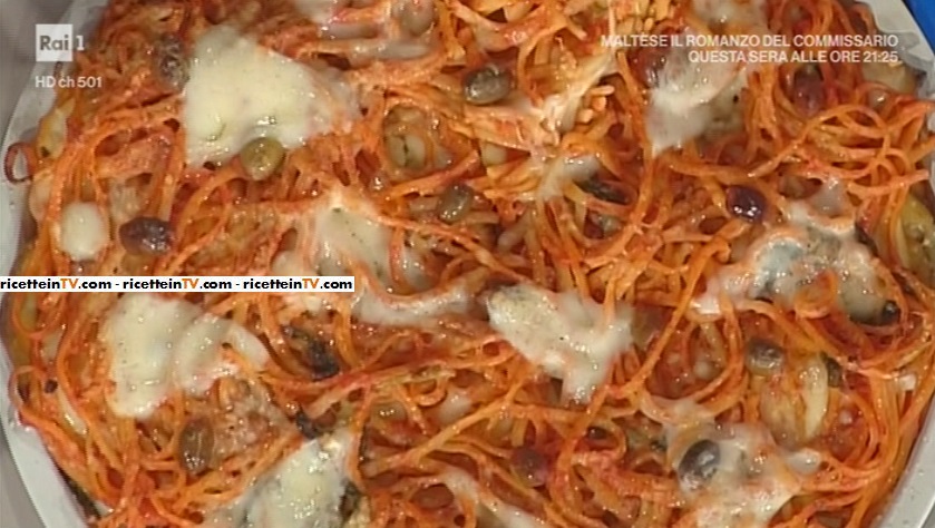 torta di linguine alla norma di Andrea Mainardi