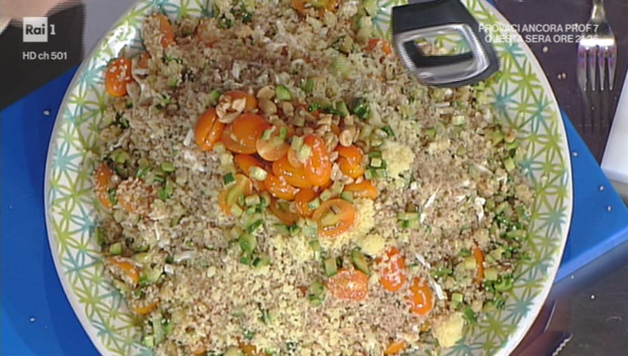 cous cous con zucchine e ricotta salata di Sergio Barzetti