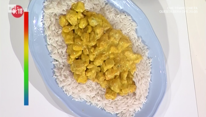 pollo al curry con riso basmati