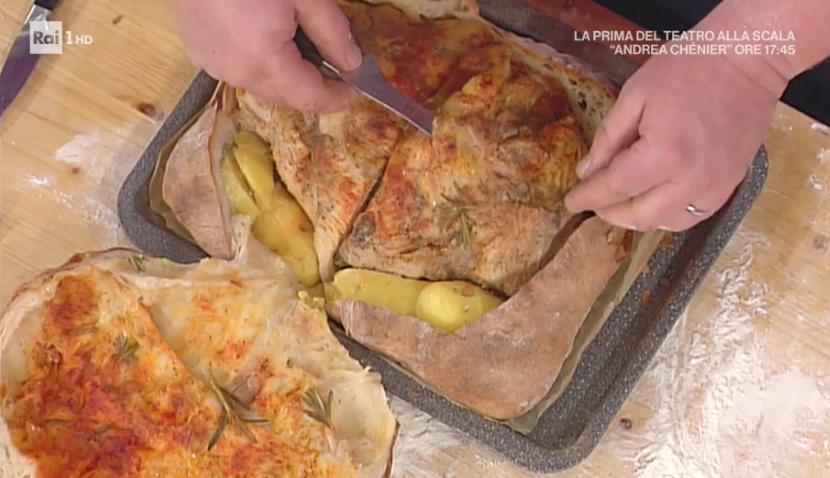 costata di maiale in crosta di pane di Gabriele Bonci