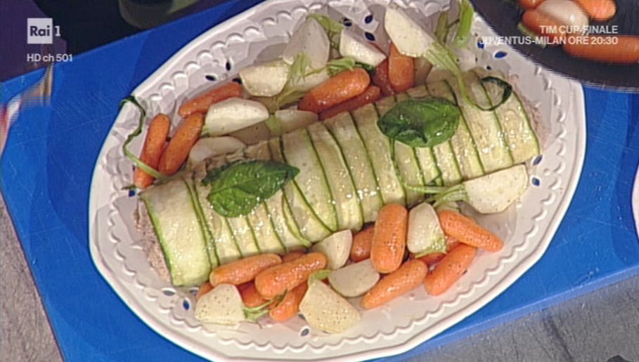 polpettone freddo in crosta di zucchine di Luisanna Messeri