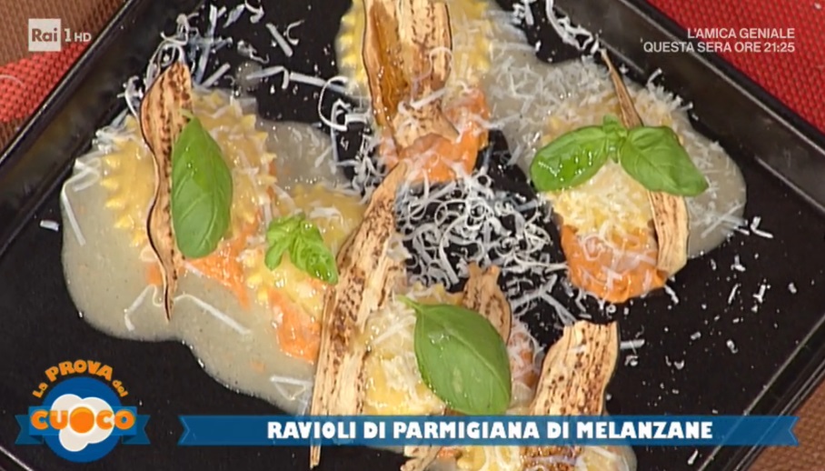 ravioli di parmigiana di melanzane di Natale Giunta