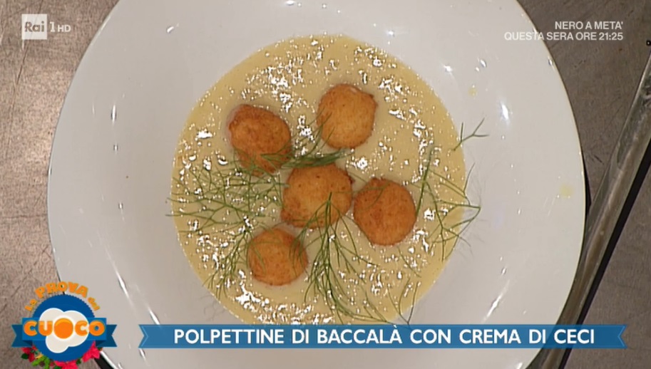 polpettine di baccalà con crema di ceci di Fabrizio Sepe