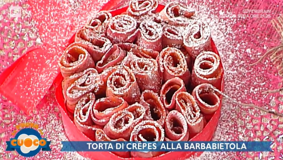 torta di crepes alla barbabietola di Diego Bongiovanni