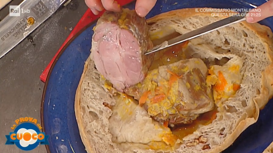 arrosto di maiale in crosta di pane alle noci di Fabio Campoli e Marco Rufini