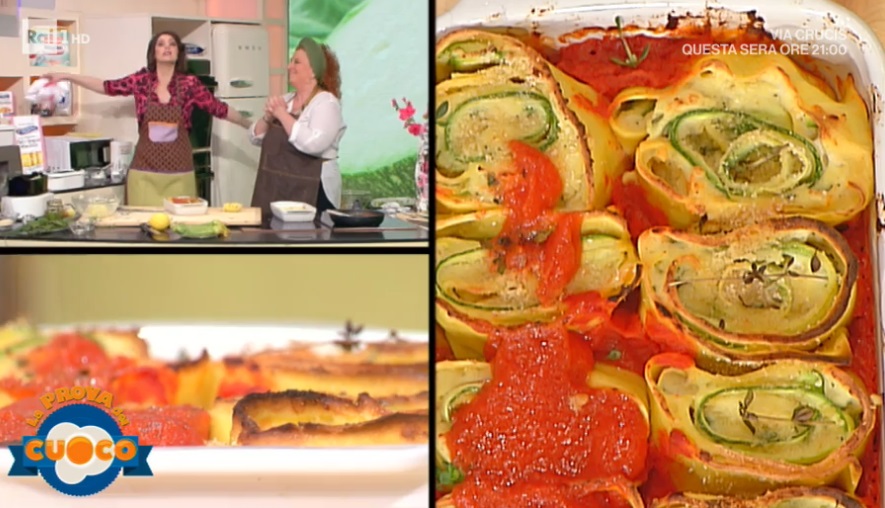 rotolo di pasta con baccalà e zucchine di Luisanna Messeri