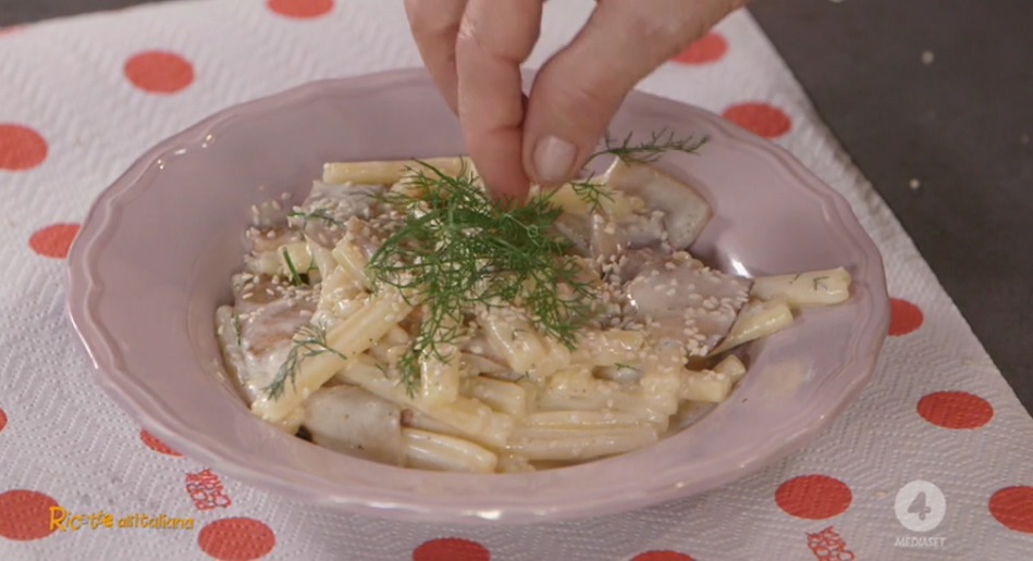 pasta con pere robiola e gorgonzola