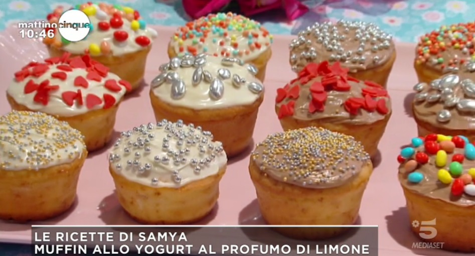 muffin allo yogurt al profumo di limone