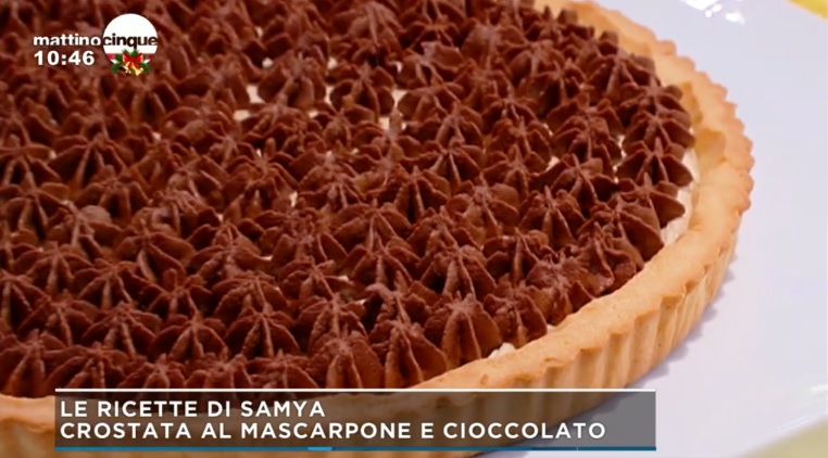 crostata mascarpone e cioccolato