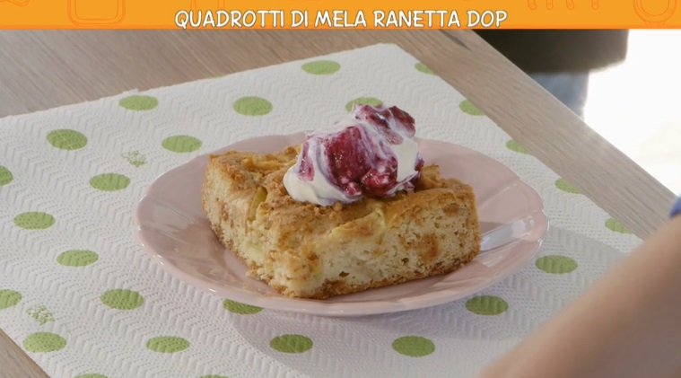 quadrotti di mela