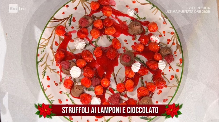 struffoli ai lamponi