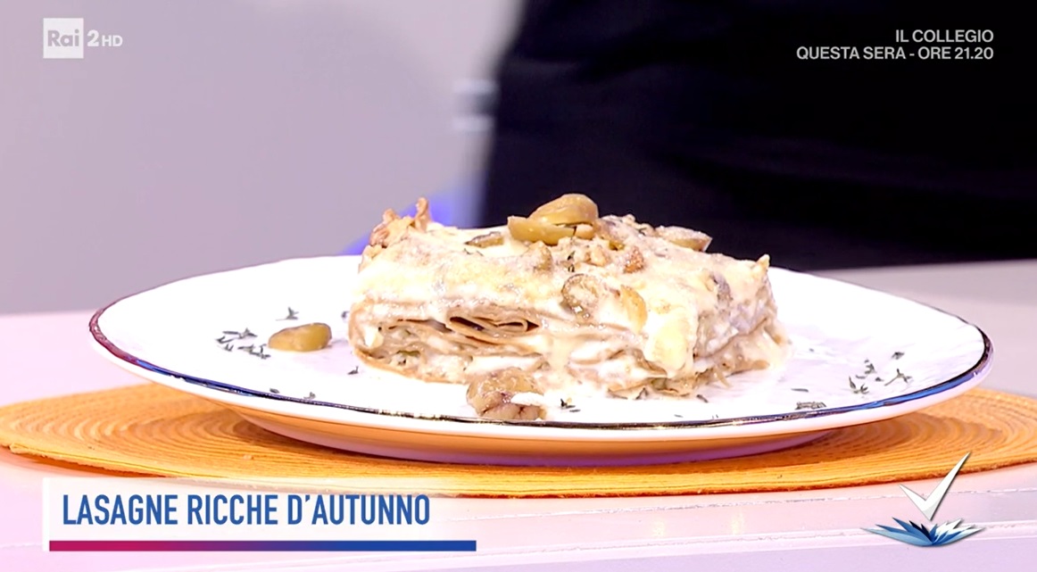 lasagne ricche d'autunno