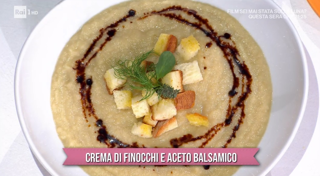 crema di finocchi e aceto