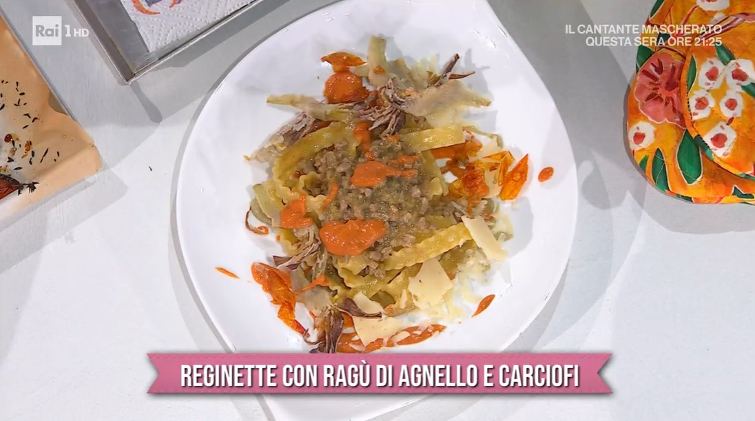 reginette con ragù di agnello