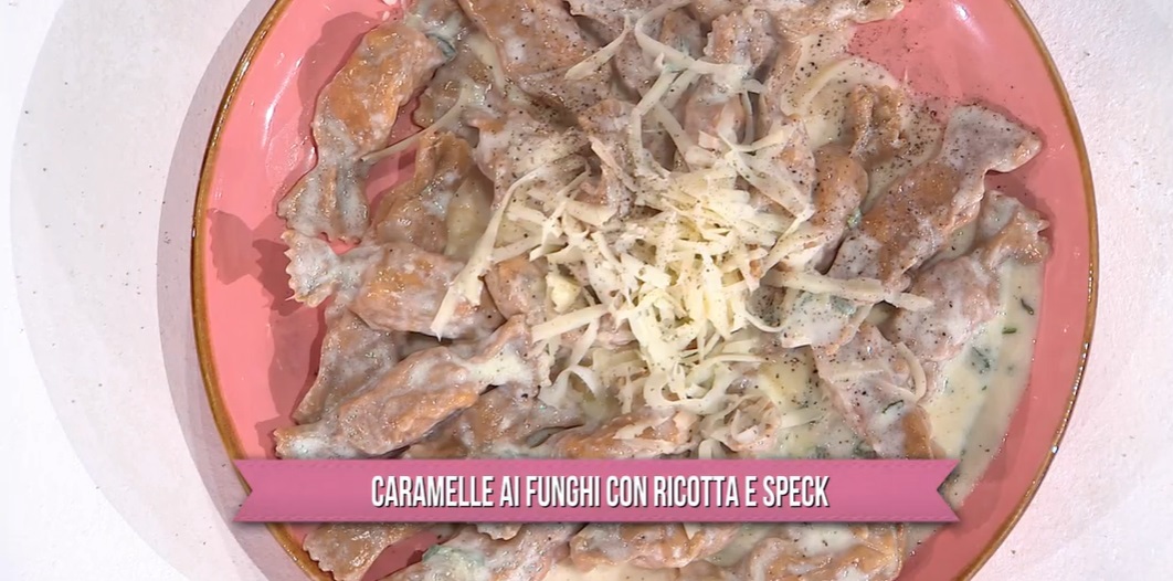 caramelle ai funghi con ricotta e speck di Daniele Persegani