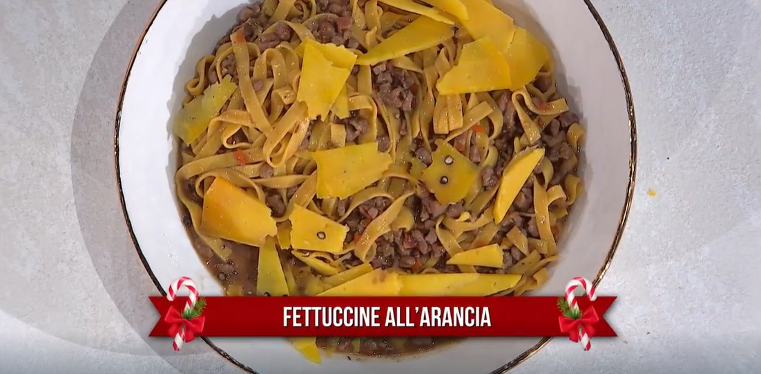 fettuccine all'arancia di Fabio Potenzano