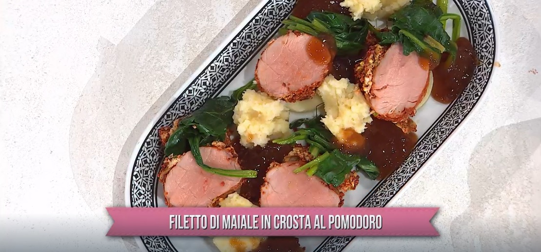 filetto di maiale in crosta di pomodoro di Fabio Potenzano