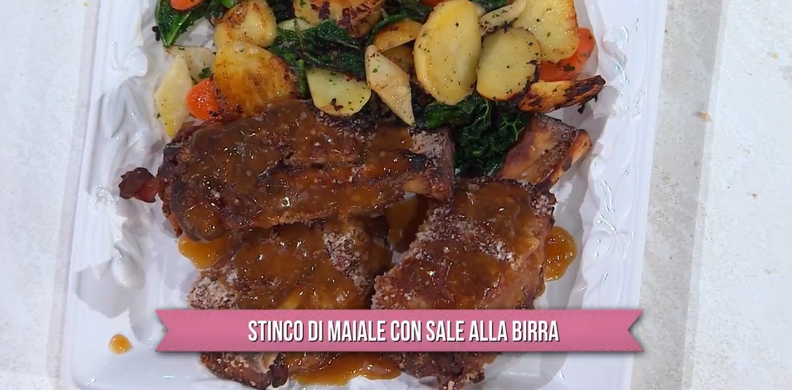 stinco di maiale con sale alla birra di Barbara De Nigris