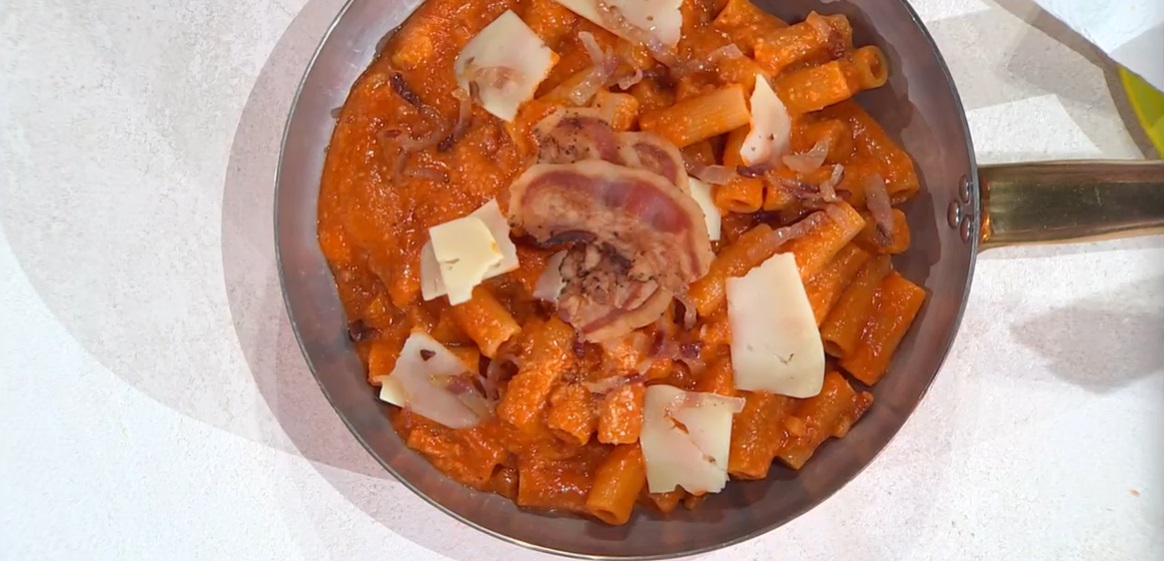 rigatoni alla finta amatriciana di Gian Piero Fava