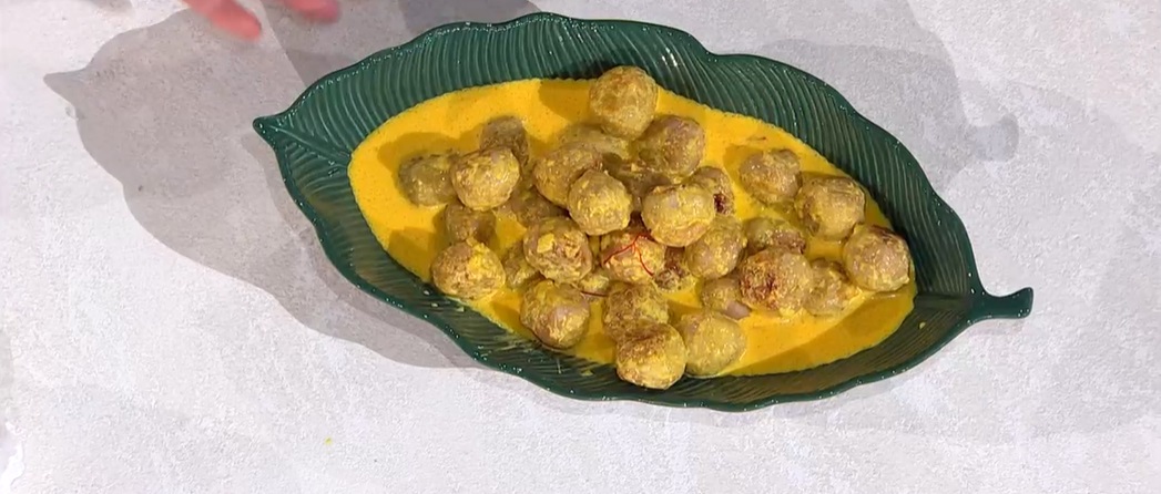 polpette allo zafferano