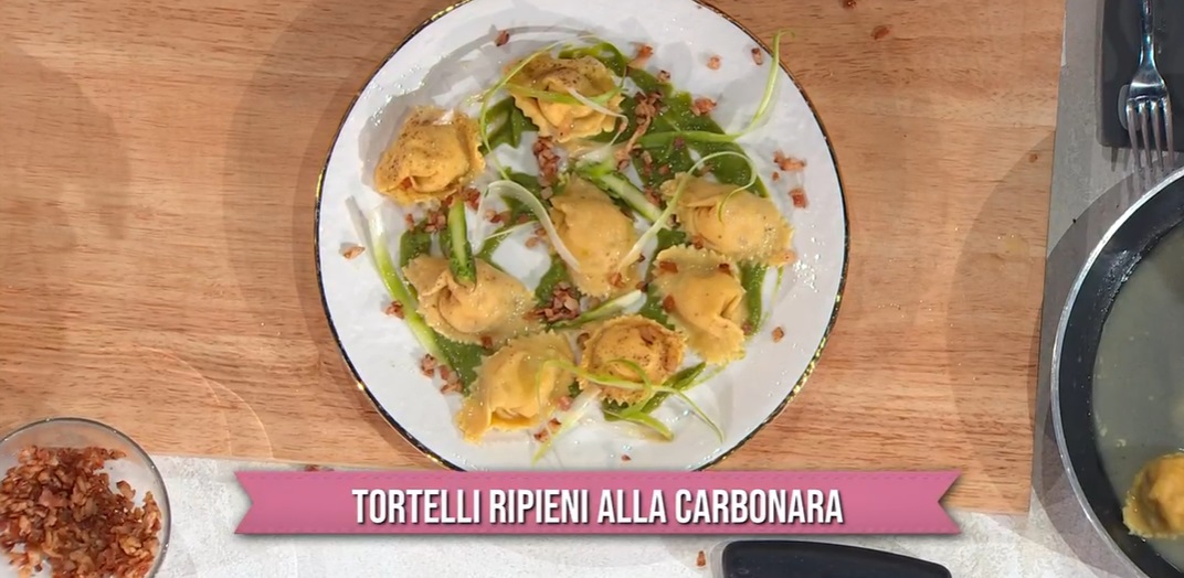 tortelli ripieni alla carbonara di Fabio Potenzano