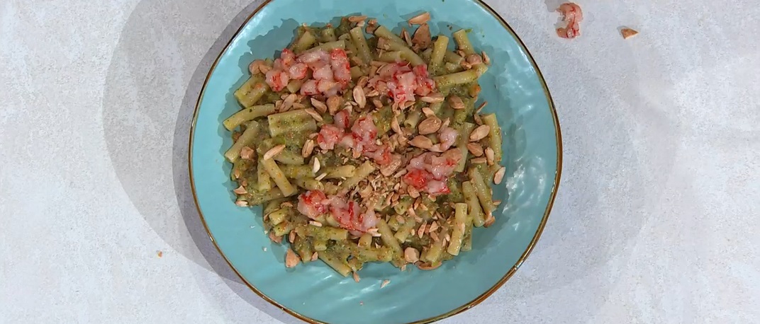 sedanini con zucchine e gamberi di Federico Fusca