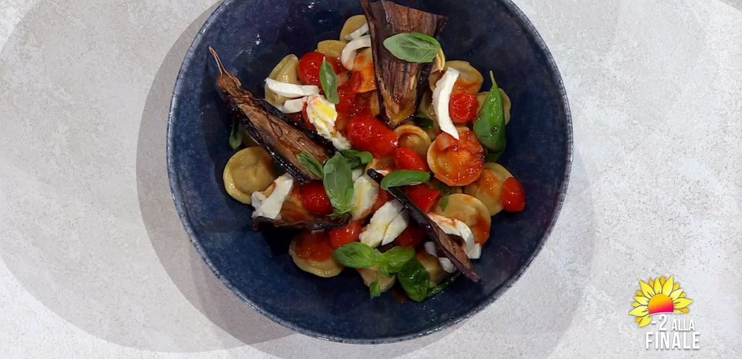 ravioli di melanzana alla caprese di Mauro e Mattia Improta