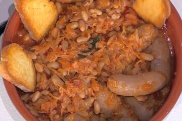 salsiccia e fagioli all'uccelletto di Federico Fusca