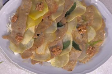 millefoglie di scaloppine alla piemontese di gemelli Billi