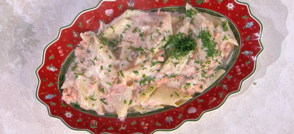 pennoni con salmone alla vodka