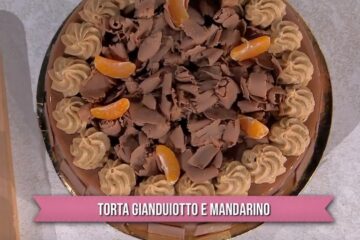 torta gianduiotta e mandarino di Sal De Riso