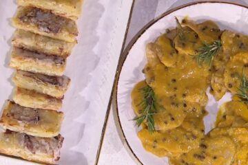 scaloppine con millefoglie di patate di gemelli Billi