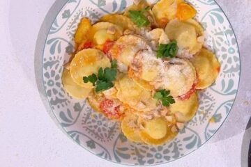 ravioli sardi con ricotta e limone di Michele Farru