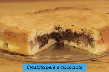 crostata pere e cioccolato