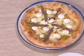 pizza ai fiori di zucca