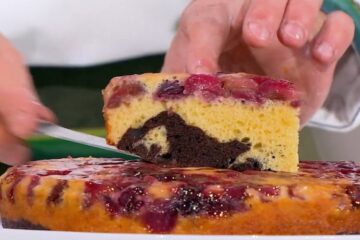 torta rovesciata alle ciliegie di Antonio Paolino