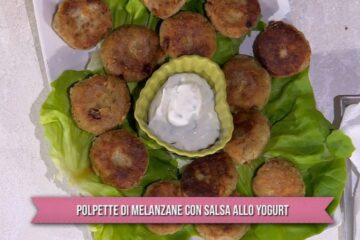 polpette di melanzane con salsa allo yogurt di Giusina Battaglia