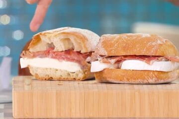 merenda del campione con la ciabatta di Fulvio Marino