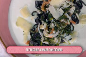 fettuccine di mare con cicoria di Gian Piero Fava